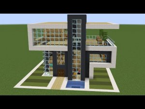 Майнкрафт - Как построить современный дом 76. Minecraft