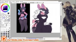 2B Bunbun || Furry Speed Paint