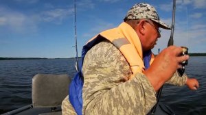 Озеро Пено. Рыбалка на троллинг.  Судак щука.