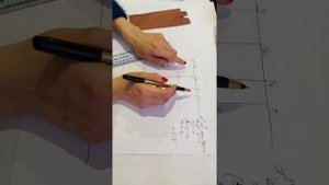 Построение чертежа основы прямой юбки