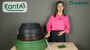Пластиковый бордюр Канта/ Разграничение и обрамление в ландшафтном дизайне/ Ассортимент и установка