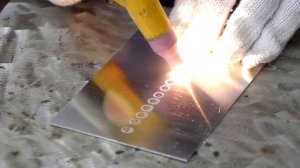 ANDELI TIG-250PLS 1mm Aluminum Plate Welding Demonstration (Spot Welding)