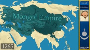 History of Mongol Empire every year