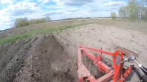 Пахота 2020 Минитрактор rossel 244 4x4