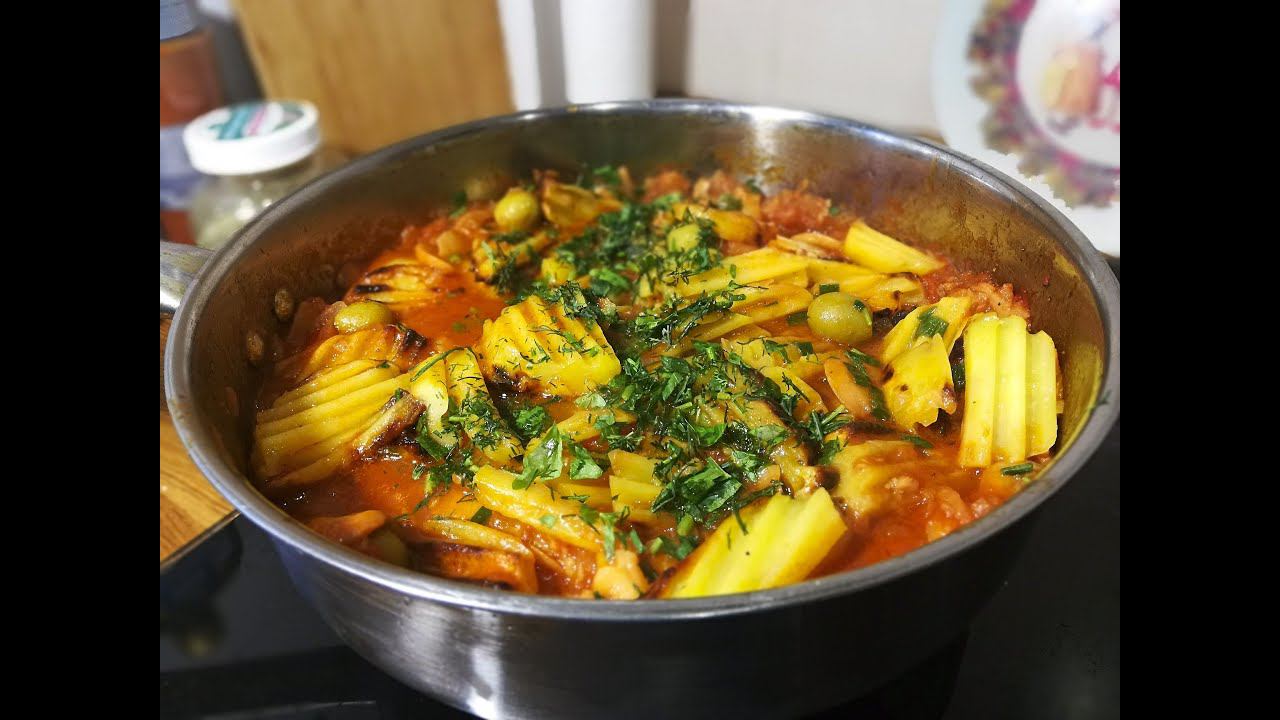 Картофель с грибами ПОСТНОЕ БЛЮДО очень вкусно!!!