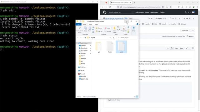 آموزش گیت (Git) - Stashing смотреть онлайн