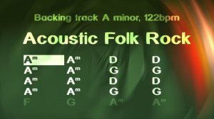 Folk Rock A minor, backing track, 122bpm. Play along and have fun!