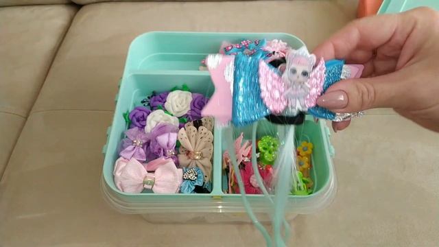 ❤️Организация хранения АКСЕССУАРОВ ДЛЯ ВОЛОС// Органайзер для заколок и резинок❤️ смотреть онлайн