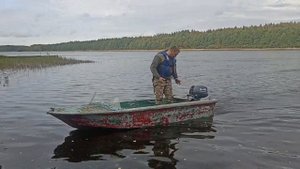 лодка Вега. отдых на Вуоксе. тюнинг,ремонт алюминиевой лодки. шлюз гремучий. Барышево.