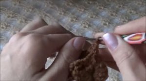 Как связать шишку крючком
