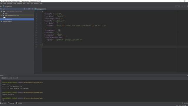 Собери свою сборку на Gulp 4. Часть 1. Установка Gulp. смотреть онлайн