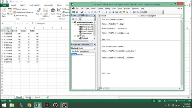 VBA Tutorial for Beginners Part 2 - VBA Copy and Paste in Excel #VBA #MACRO #BEGINNER смотреть онлайн
