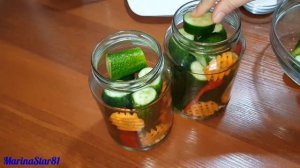 ХРУСТЯЩИЕ ОГУРЧИКИ НА ЗИМУ С ПЕРЦЕМ