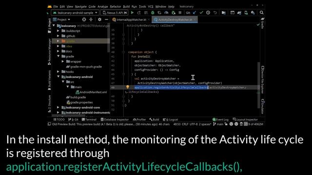 Understanding the internals of LeakCanary Memory Leak Library in Android. смотреть онлайн