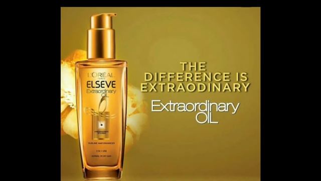 LOREAL ELSEVE EXTRAORDINARY HAIR OIL, BECAUSE YOU WORTH IT смотреть онлайн