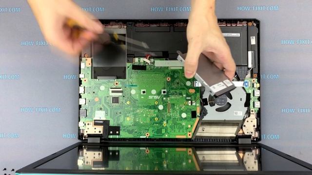 ASUS K570, F570, A570 Hard Drive Replacement смотреть онлайн