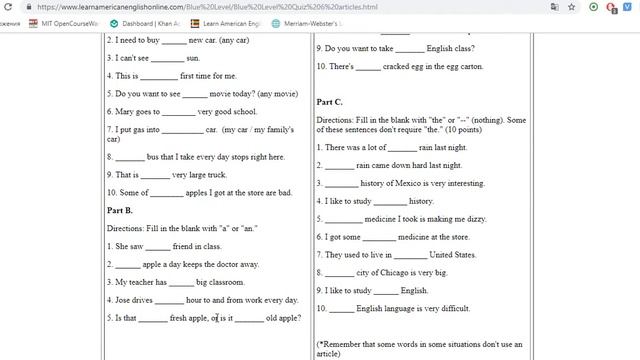 NL Blue level 10 Quiz 1 смотреть онлайн