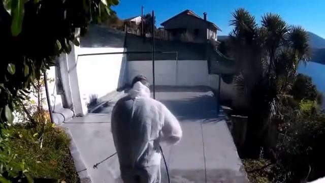 HYVST SPX 300 безвоздушный окрасочный аппарат, окраска каменного полаSpetzmann74 смотреть онлайн