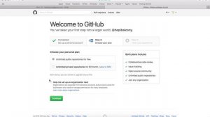 Create Github account