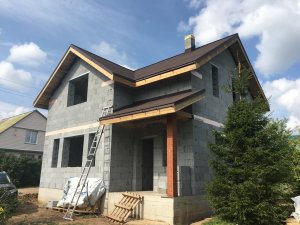 Строим дом из газоблоков своими руками !.mp4