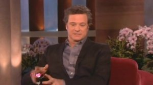 Colin Firth on Ellen DeGeneres Show, for Lovers' Day, 14 Feb. 2011