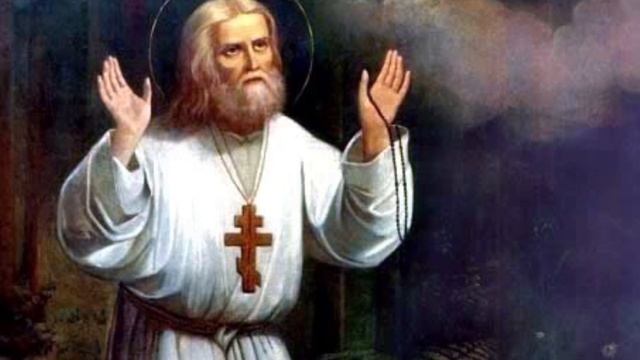 Акафист Святому Преподобному Серафиму Саровскому Akathist to St Seraphim of Sarov Slavonic