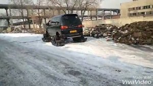 Гусеницы на Митсубиси Делика