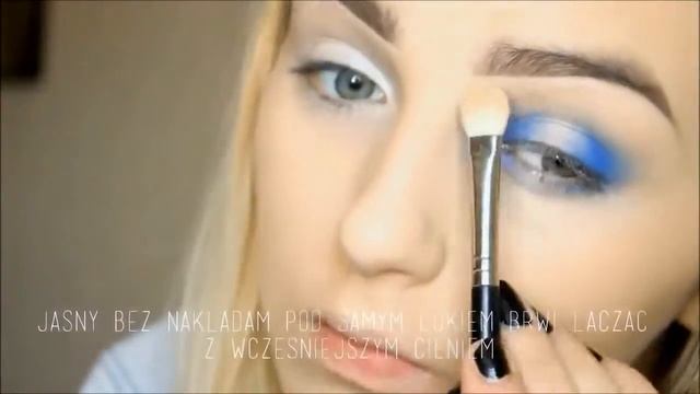 ♥Синий макияж♥Макияж со стрелками♥♥♥