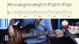 How To Play  🎶 Stand By Me by 🎤 Ben E. King On Bass Guitar  🎸