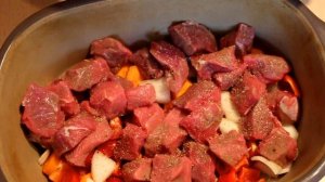 гуляш в духовке/Gulasch im Backofen
