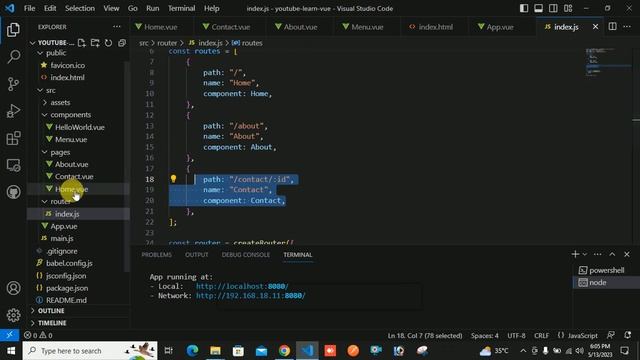 How to Pass data (param) to another page in Vue JS? Vue JS 3