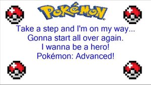 Pokemon Advanced: I Wanna Be A Hero Theme Song + Lyrics