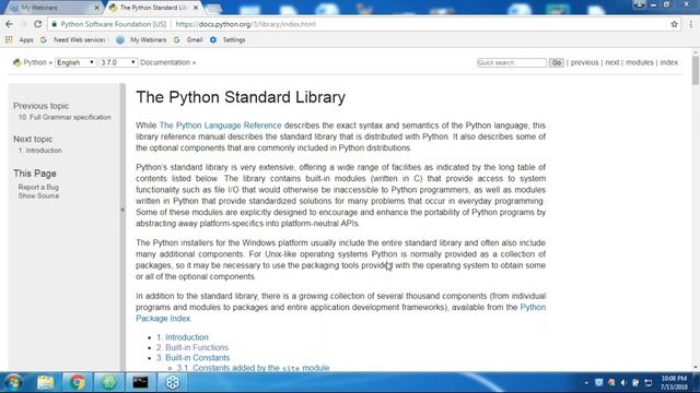 Learn Core Python Programming Tutorial Online Training by Durga Sir On 13-07-2018 @ 9PM
