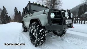 Уаз на военных мостах