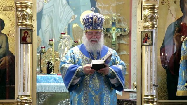 Проповедь Преосвященнейшего епископа Алексия. Благовещение Пресвятой Богородицы смотреть онлайн