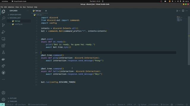 #2 Slash Commands | How to make a discord bot with Python & Discord.py | Hindi Tutorial