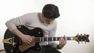Gretsch Black Falcon Guitar played by Louis Crosland #gretsch #guitar