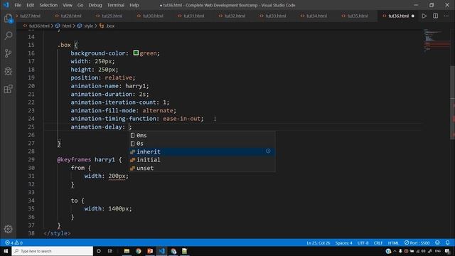 CSS Tutorial: Creating Animations & Keyframes | Web Development Tutorials #36