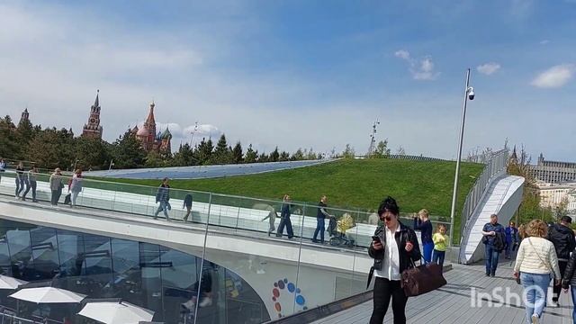 Москва/Парк Зарядье 13.05.2022/прогулка по парку/красота неописуемая#москва#паркзарядье#обзор#