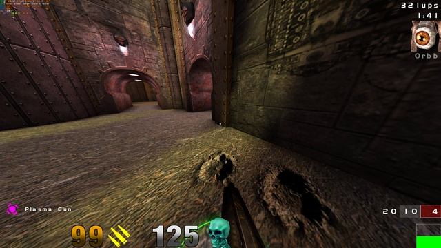 Quake 3 arena 4k, mod RUNO, прохождение nightmare, map6, dm4