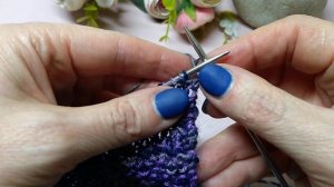 ❤️Просто и эффектно! Мозаичный узор из секционной пряжи.