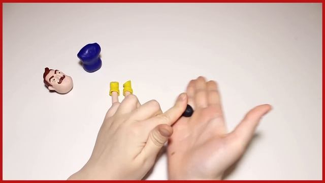 Как слепить Соседа из пластилина. Фигурка Привет Сосед. Hello Neighbor tutorial Plasticine. смотреть онлайн