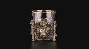 Бокал для виски Мудрому начальнику (Латунь, стекло)