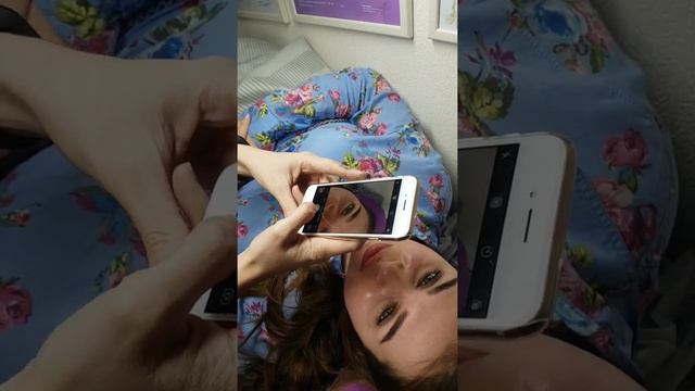 После процедуры коллагенирования. Фотографируем результат смотреть онлайн