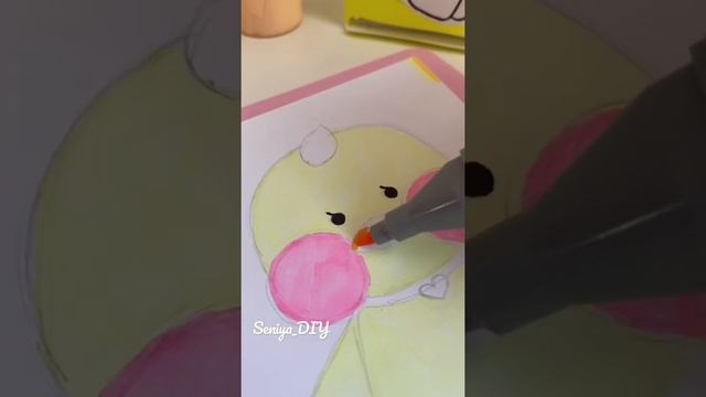 Рисую бумажную уточку Лалафанфан ? Drawing paper duck