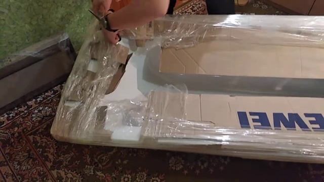 Распаковка - Ванна стальная Kaldewei Saniform Plus 363-1 смотреть онлайн