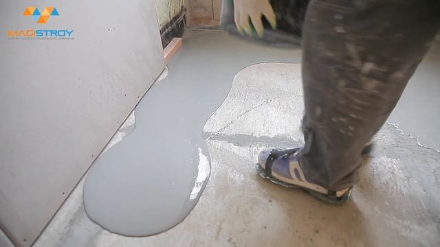 Технология устройства наливного пола. Заливка самовыравнивающегося быстротвердеющего пола