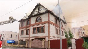 Крупный пожар в частном секторе Тюмени обошелся без жертв