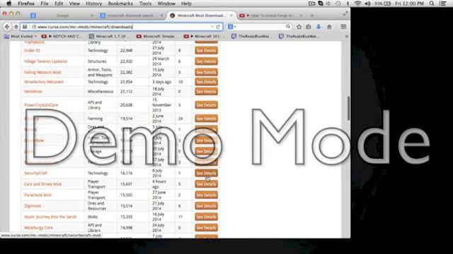 Minecraft: Mac/PC How to get 1.7.10 Forge Mods! With new intro! смотреть онлайн