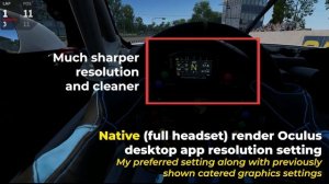 Automobilista 2 VR Best settings Oculus Quest 2